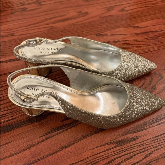 Kate Spade Soirée Slingback Heels ♠️ - Picture 1 of 8